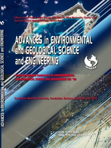 ADVANCES in ENVIRONMENTAL and GEOLOGICAL ... - Wseas.us