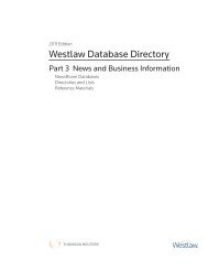 Part 3 News and Business Information - West - Westlaw