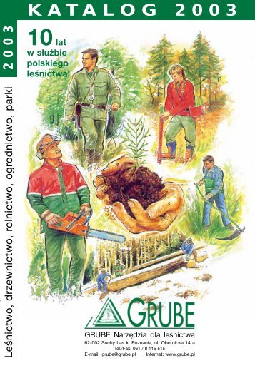 KATALOG 2003 - Narzędzia leśne Grube Sp. z o.o.