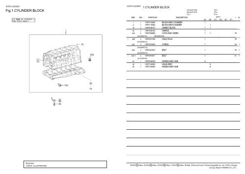 0CR10-G45901:1.CYLINDER BLOCK - LSM Diesel Denmark