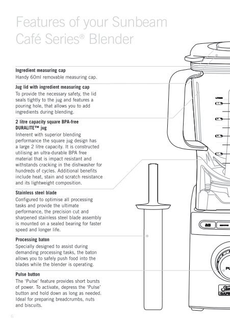 Instruction & Recipe Booklet - Sunbeam