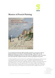 Masters Of French Painting Catalog To Be Published in 2012