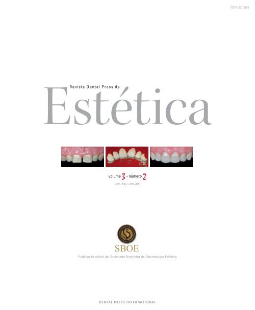 Revista Dental Press de EstÃ©tica V olume 3 NÃºmero 2 Abril / Maio