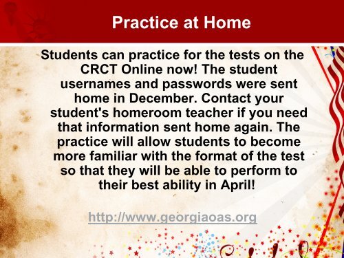 GEORGIA'S CRCT Criterion-Referenced Competency Test