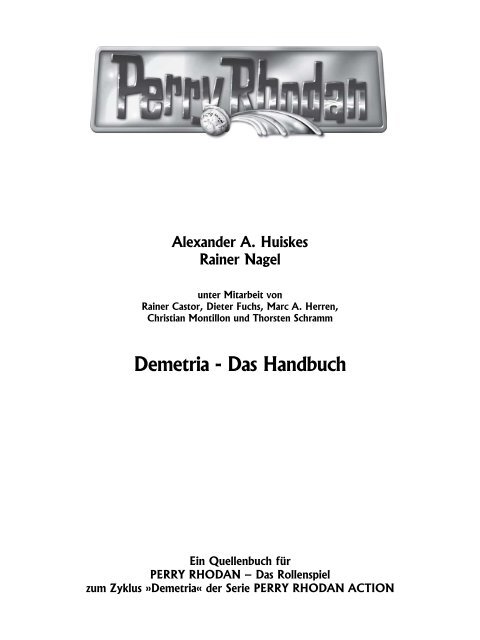 Demetria - Das Handbuch - Perry Rhodan - Das Rollenspiel