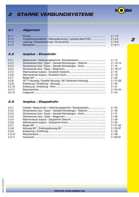 2 STARRE VERBUNDSYSTEME 2 - isoplus FernwÃ¤rmetechnik