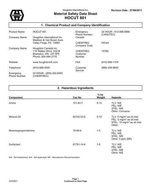 un-du® - Resources: Safety Data Sheets