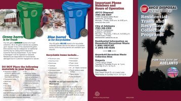 Residential Trash and Recycling Collection ... - City of Adelanto