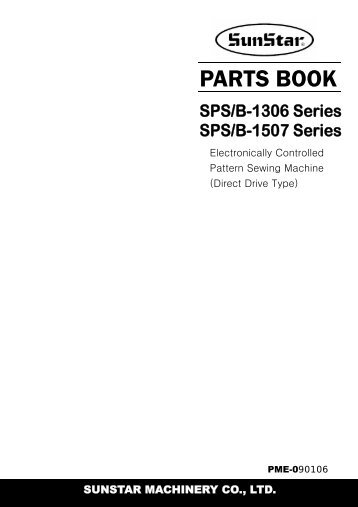 PARTS BOOK - Superior Sewing Machine and Supply Corp.