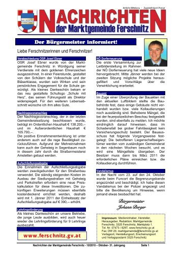 Download - Marktgemeinde Ferschnitz