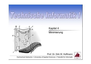 Kapitel 4 - Prof. Dr. Dirk W. Hoffmann
