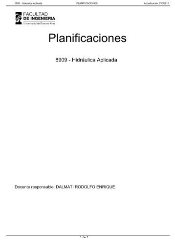 Planificaciones FIUBA