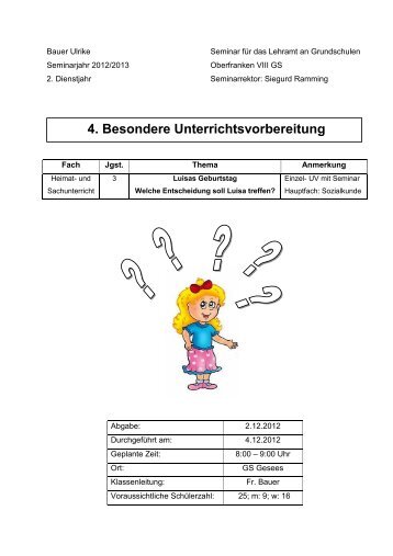 2013_wertestunde_gs_luisas - Schulen in Oberfranken