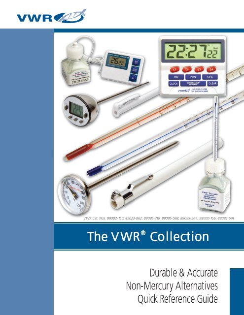 VWR Collection Non-Mercury Thermometers  - VWR International