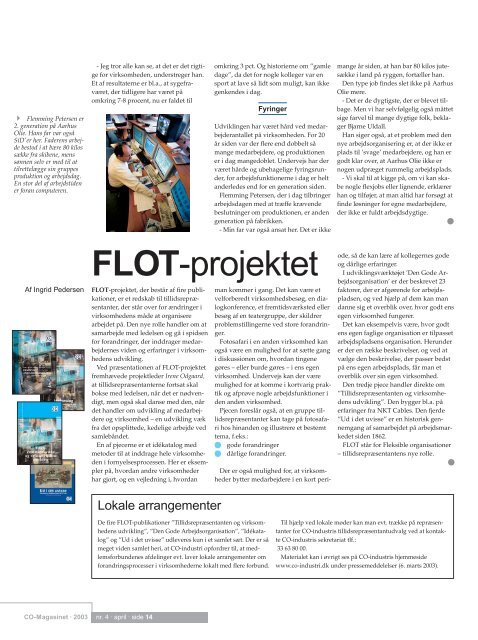 FLOT-projektet: - CO-industri