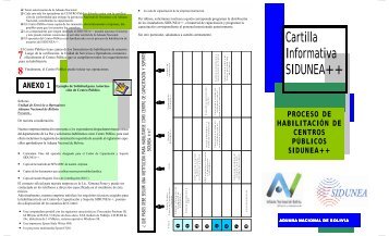 Cartilla Informativa SIDUNEA++ - Sidunea - Aduana Nacional de ...