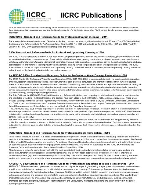 Iicrc S500 Pdf