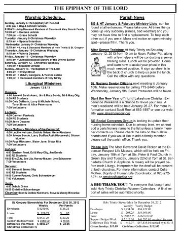 01/06/13 Bulletin - St Gregory Parish