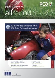 Ashley Giles Launches PCA VW Safe Driving Campaign - The ...