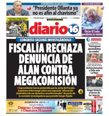 âPresidente Ollanta ya no es afÃ­n al chavismoâ - Diario 16