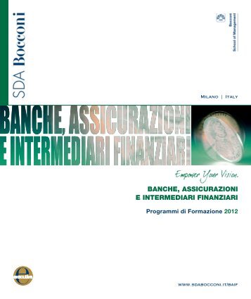 banche, assicurazioni e intermediari finanziari - SDA Bocconi ...