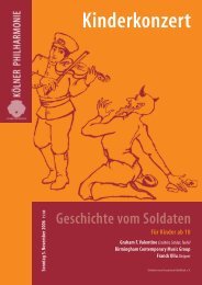 Download PDF - Kölner Philharmonie