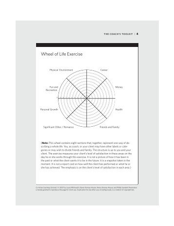 Wheel of Life Exercise