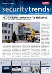 ABUS: Diese Marke steht für Sicherheit - ABUS Security-Center