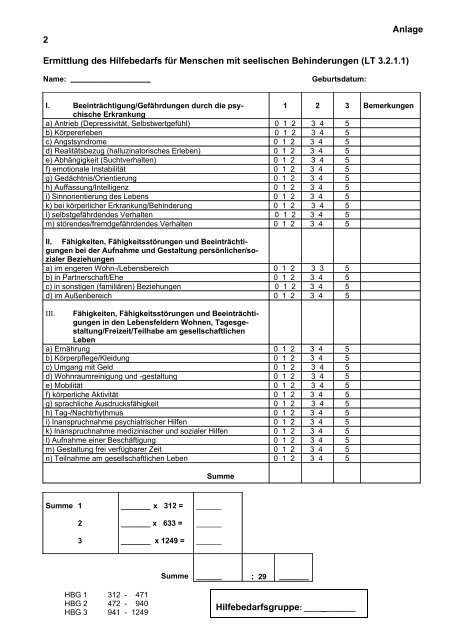 Erhebungsbogen (pdf-Version) - Schlichthorster Modell