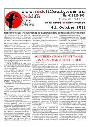 2011 10 04 Edition 321.pmd - Redcliffe City News
