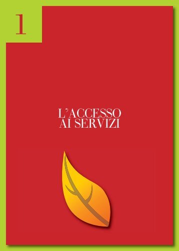 1. Accesso ai servizi - Comune di Finale Ligure