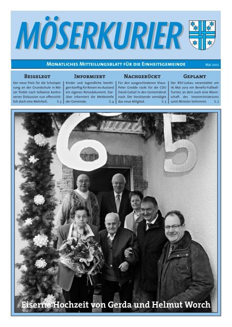 Möserkurier 05/2012 - Einheitsgemeinde Möser