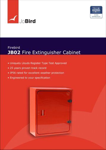 JB02 Fire Extinguisher Cabinet - Riveria - Riveria