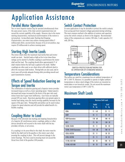 SYNCHRONOUS MOTORS