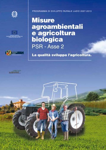 Opuscolo Misure agroambientali e agricoltura biologica