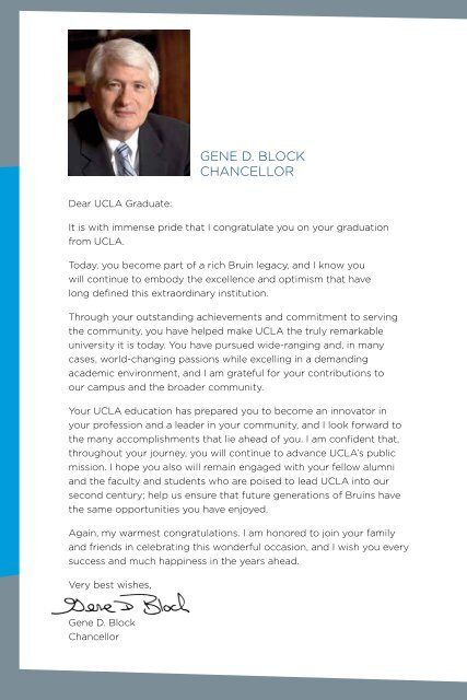 2012 Commencement Book - UCLA School of Nursing