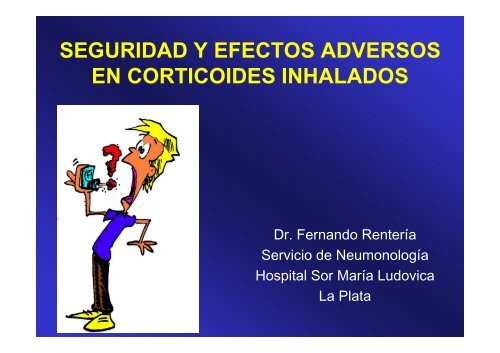 seguridad y efectos adversos en corticoides inhalados