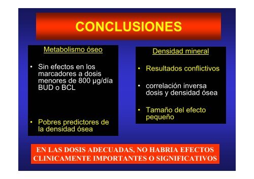 seguridad y efectos adversos en corticoides inhalados