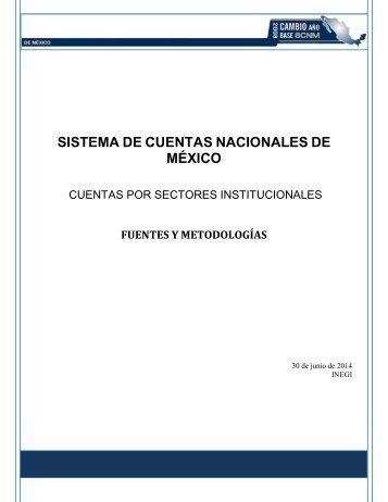 Metodologías - Inegi