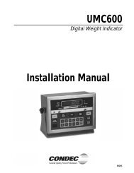 UMC600 Installation Manual - Rice Lake Weighing Systems