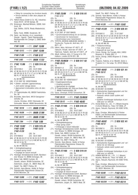 Bulletin 2009/06 - European Patent Office