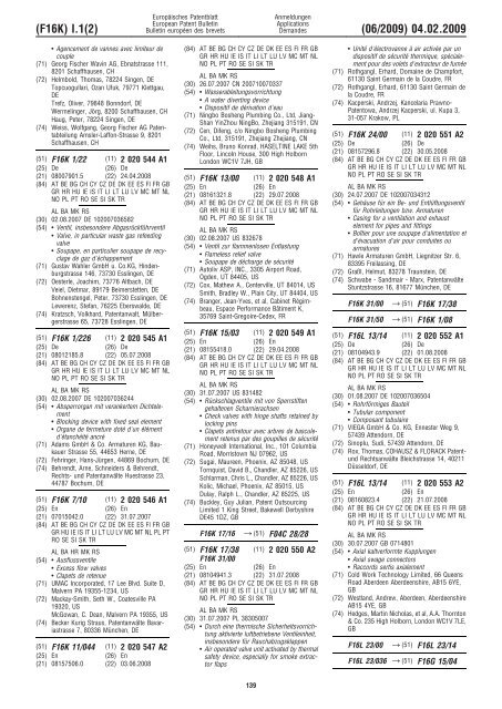 Bulletin 2009/06 - European Patent Office