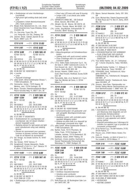 Bulletin 2009/06 - European Patent Office