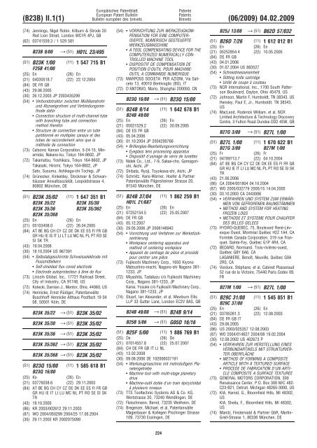 Bulletin 2009/06 - European Patent Office