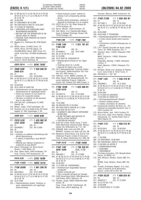 Bulletin 2009/06 - European Patent Office