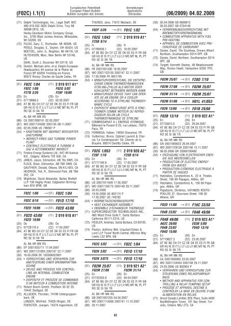 Bulletin 2009/06 - European Patent Office