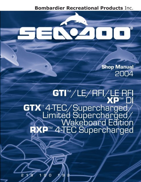 GTX 4-TEC /Supercharged - Sea-Doo.net