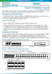 Nextiva S1800e Series - Quick Installation Guide