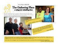 Annual Report 2008/2009 - The Gathering Place