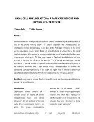 basal cell ameloblastoma: a rare case report and review of ... - A4add
